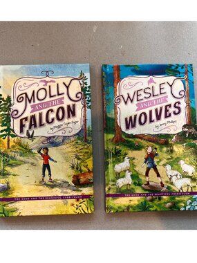 Molly and the Falcon & Wesley and the Wolves - Set of 2 Children’s Books
